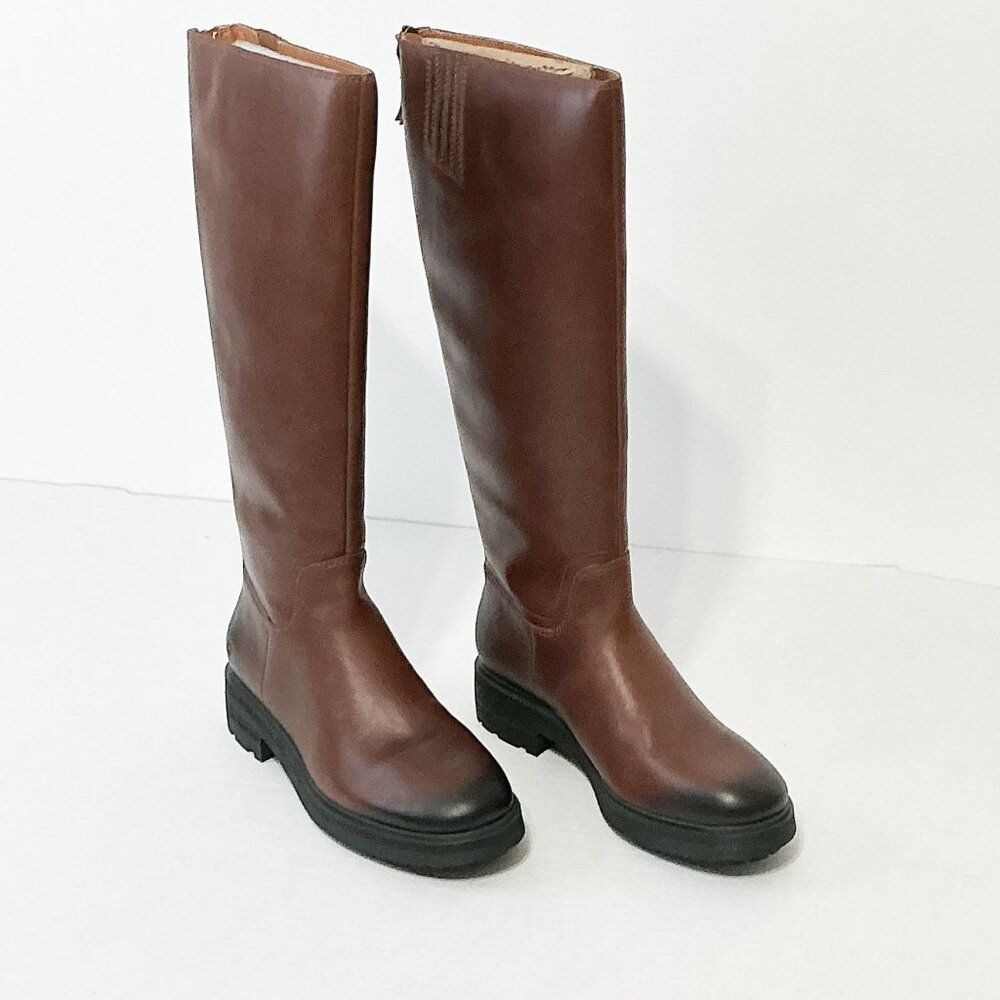 Lucky Brand NWB Sz 8 Roasted Leather Cirila Tall Shaft Boots - Picture 11 of 16
